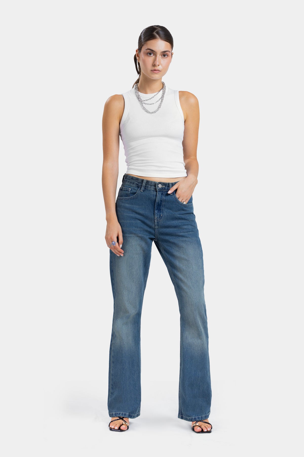 Breakaway Bootcut Jeans — Vintage Blue Wash