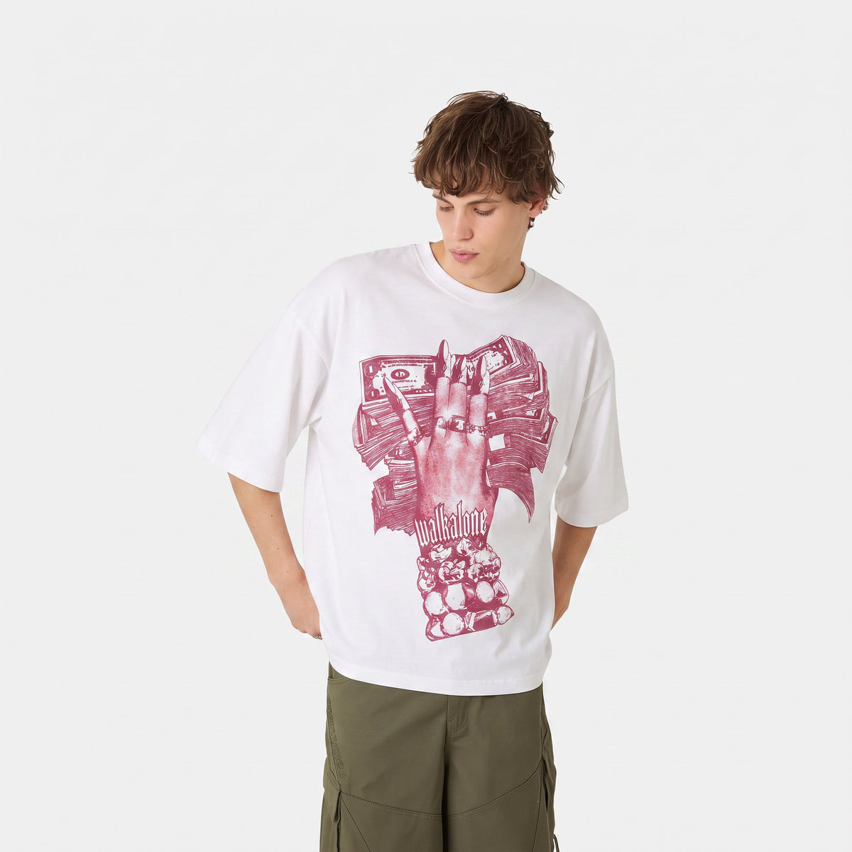 Self-Made Fortune Tee -Off White