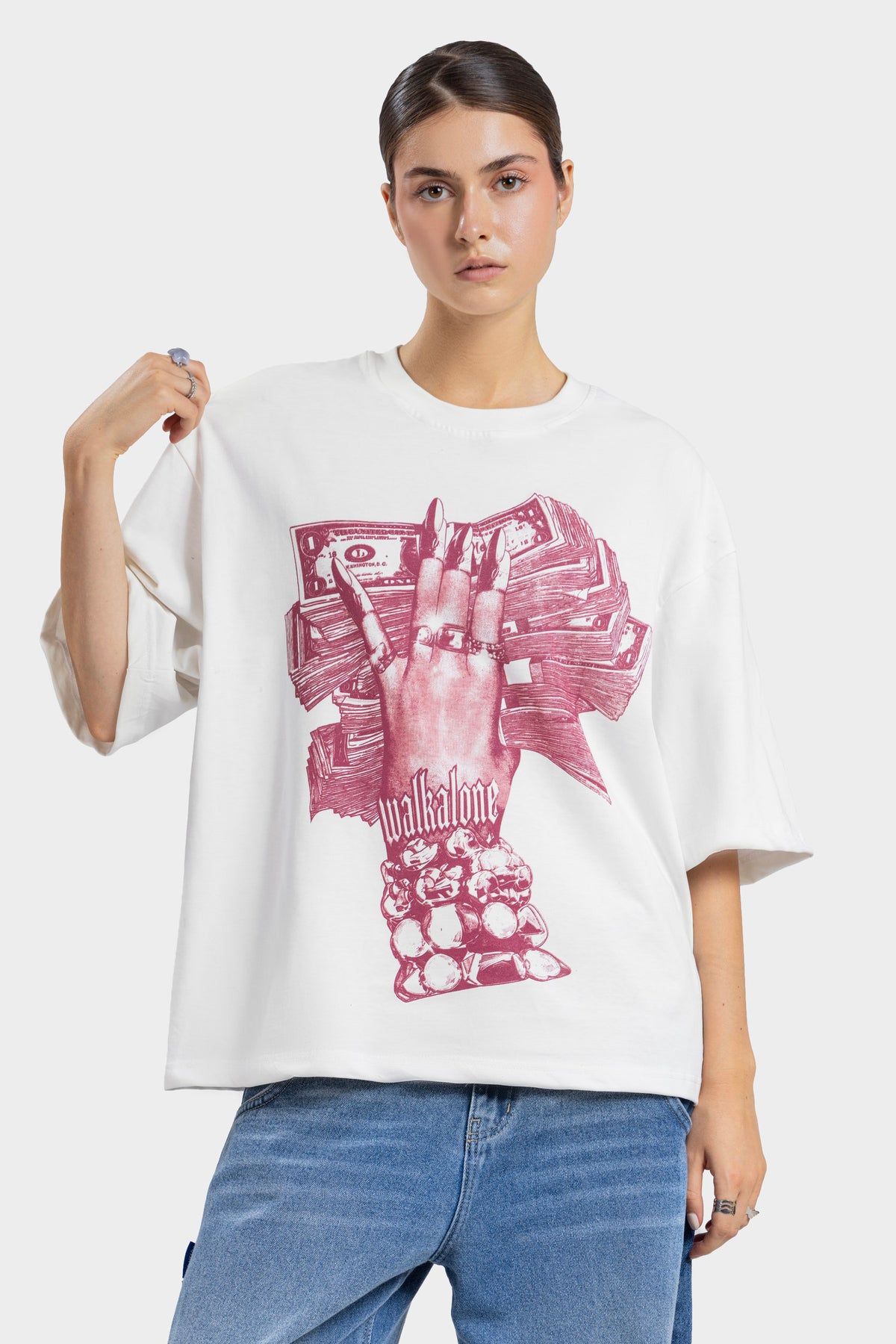 Self-Made Fortune Tee -Off White