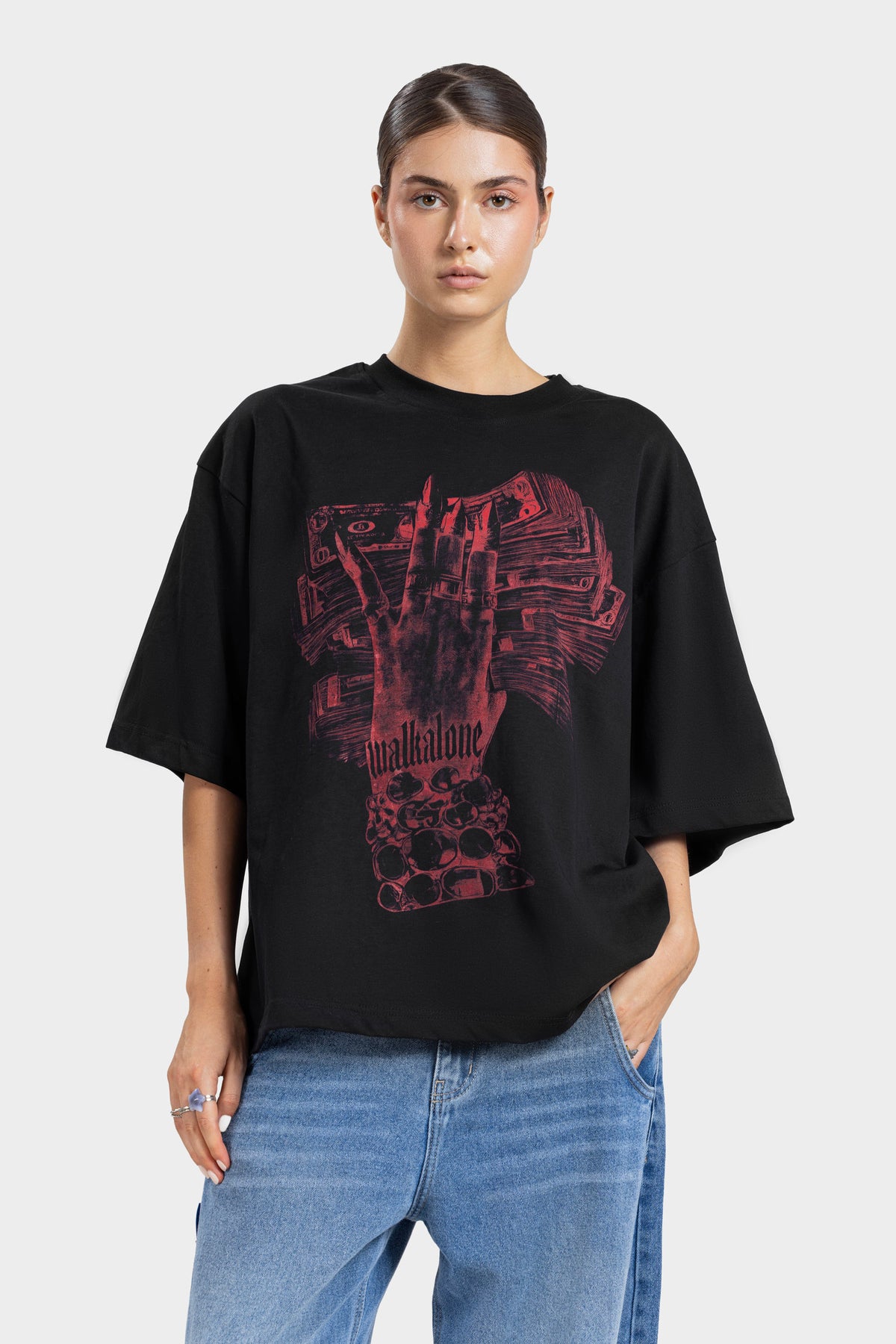 Self-Made Fortune Tee — Black